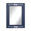Blue Wood Frame Mirror With White Rope-Kirkland's Home Online