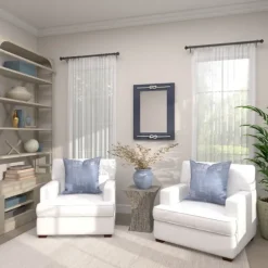 Blue Wood Frame Mirror With White Rope-Kirkland's Home Online