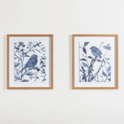 Bluebird On Branch I Framed Art Print-Kirkland's Home Best