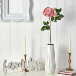 Blush Blooming Rose Stems, Set Of 6-Kirkland's Home Clearance