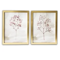 Blush Branches Framed Art Prints, Set Of 2-Kirkland's Home Best