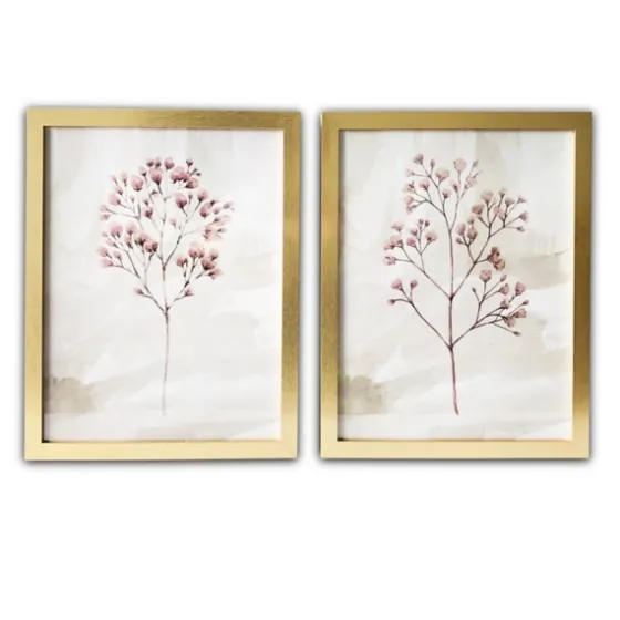 Blush Branches Framed Art Prints, Set Of 2-Kirkland's Home Best