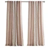 Blush Chenille Stripe Curtain Panel, 84 In.-Kirkland's Home Best