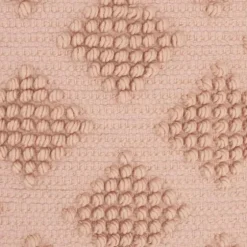 Blush Knotted Diamond Throw Pillows, Set Of 2-Kirkland's Home Shop