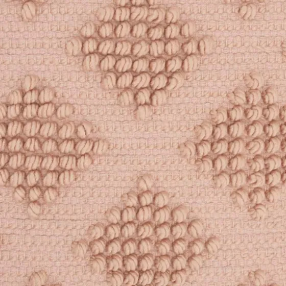 Blush Knotted Diamond Throw Pillows, Set Of 2-Kirkland's Home Shop