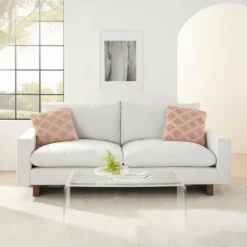 Blush Knotted Diamond Throw Pillows, Set Of 2-Kirkland's Home Shop