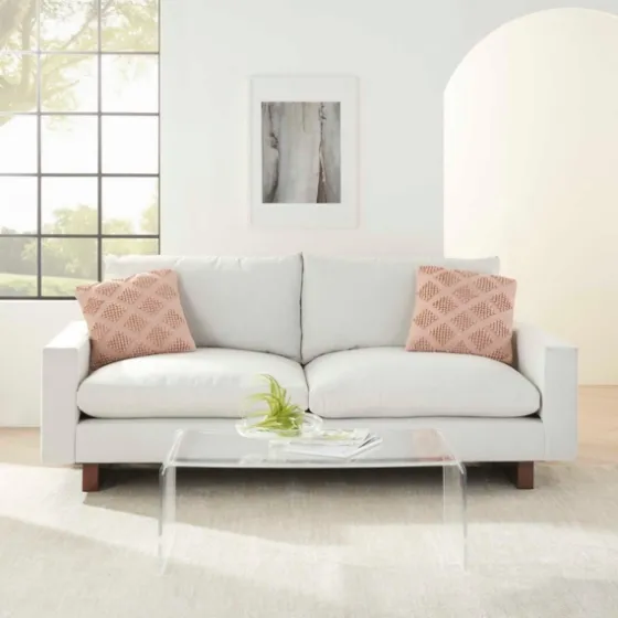 Blush Knotted Diamond Throw Pillows, Set Of 2-Kirkland's Home Shop
