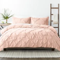 Blush Pinched 2-Pc. Twin Duvet Cover Set-Kirkland's Home Flash Sale