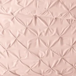 Blush Pinched 2-Pc. Twin Duvet Cover Set-Kirkland's Home Flash Sale