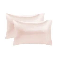 Blush Satin King 2-Pc. Pillow Case Set-Kirkland's Home Cheap
