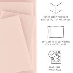 Blush Ultra Soft 4-Pc. Full Sheet Set-Kirkland's Home Best Sale
