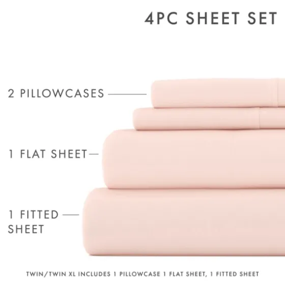 Blush Ultra Soft 3-Pc. Twin Sheet Set-Kirkland's Home Hot