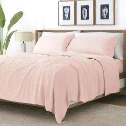 Blush Ultra Soft 3-Pc. Twin Xl Sheet Set-Kirkland's Home Flash Sale