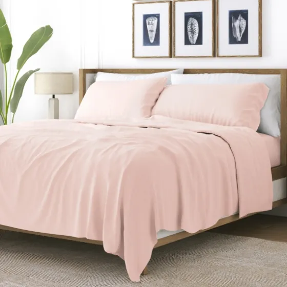 Blush Ultra Soft 3-Pc. Twin Xl Sheet Set-Kirkland's Home Flash Sale