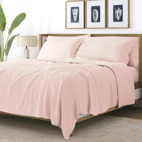 Blush Ultra Soft 4-Pc. Twin Sheet Set-Kirkland's Home Clearance