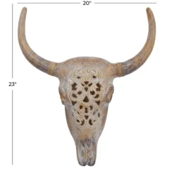 Bohemian Bull Wall Plaque-Kirkland's Home Best Sale