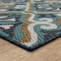 Boho Ikat Indoor/Outdoor Area Rug, 5X7-Kirkland's Home Store