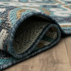 Boho Ikat Indoor/Outdoor Area Rug, 5X7-Kirkland's Home Store