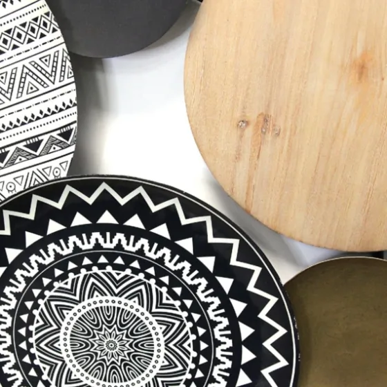 Boho Medley Plates Wall Plaque-Kirkland's Home Fashion
