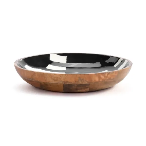 Bold Black And White Hanging Bowl Wall Plaque-Kirkland's Home New