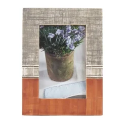 Bone Textured Two Tone Picture Frame, 4X6-Kirkland's Home Clearance
