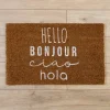 Bonjour Ciao Hola Doormat-Kirkland's Home Best Sale