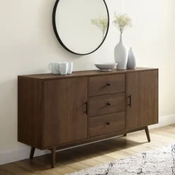 Bonnie Brown Midcentury Sideboard Cabinet-Kirkland's Home Sale