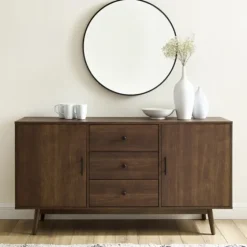 Bonnie Brown Midcentury Sideboard Cabinet-Kirkland's Home Sale