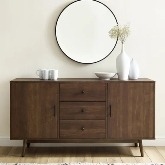 Bonnie Brown Midcentury Sideboard Cabinet-Kirkland's Home Sale