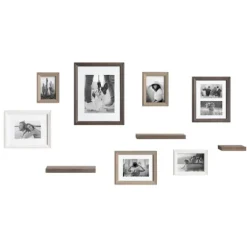 Bordeaux 10-Pc. Gallery Wall Frame And Shelf Set-Kirkland's Home Outlet