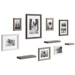 Bordeaux 10-Pc. Gallery Wall Frame And Shelf Set-Kirkland's Home Outlet