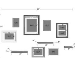 Bordeaux 10-Pc. Gallery Wall Frame And Shelf Set-Kirkland's Home Outlet