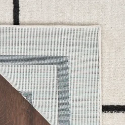 Bordered Indoor/Outdoor Area Rug, 5X7-Kirkland's Home Best Sale