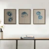 Botanical Framed Linen Canvas Art Print, Set Of 3-Kirkland's Home Cheap