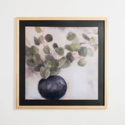 Botanical In Blue Vase Framed Art Print-Kirkland's Home Sale