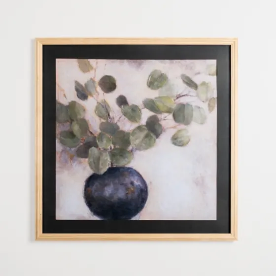 Botanical In Blue Vase Framed Art Print-Kirkland's Home Sale