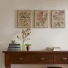 Botanical Linen Art Prints, Set Of 3-Kirkland's Home Clearance