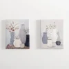 Botanicals In Blue Vases Canvas Prints, Set Of 2-Kirkland's Home Store