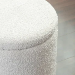 Boucle Storage Ottoman-Kirkland's Home Store