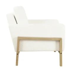 Boucle Wood Frame Accent Chair-Kirkland's Home Flash Sale