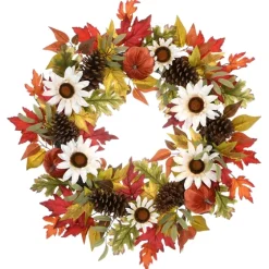 Bountiful Sunflowers Autumn Blend Wreath-Kirkland's Home Best