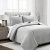 Box Stitch Cotton King 3-Pc. Quilt Set-Kirkland's Home Fashion