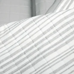 Box Stitch Cotton King 3-Pc. Quilt Set-Kirkland's Home Fashion