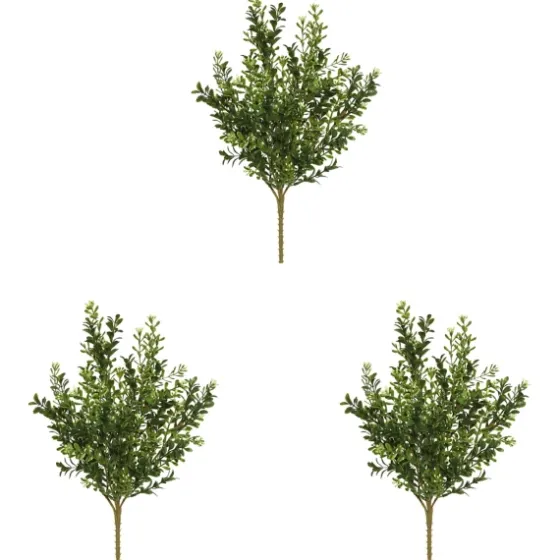 Boxwood Bush Stems, Set Of 3-Kirkland's Home Fashion