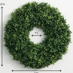 Boxwood Ery Wreath, 23 In.-Kirkland's Home Hot