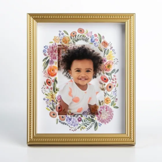 Brackeen Floral Shadowbox Picture Frame, 4X6-Kirkland's Home Shop