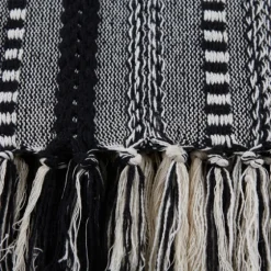Braided Fringe Throw-Kirkland's Home Clearance