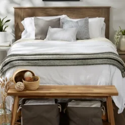 Braided Fringe Throw-Kirkland's Home Clearance