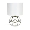 Brass And Glass Octagon Table Lamp-Kirkland's Home Cheap
