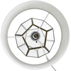 Brass And Glass Octagon Table Lamp-Kirkland's Home Cheap